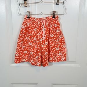 Girls‎ Orange New Moves Shorts sz Med 10-12 Pre-loved